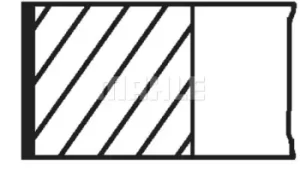 image of Piston Ring kit 00223N0 by MAHLE Original