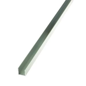 Image of Wickes 19.5mm Multi Purpose Square Tube - Aluminium 1m