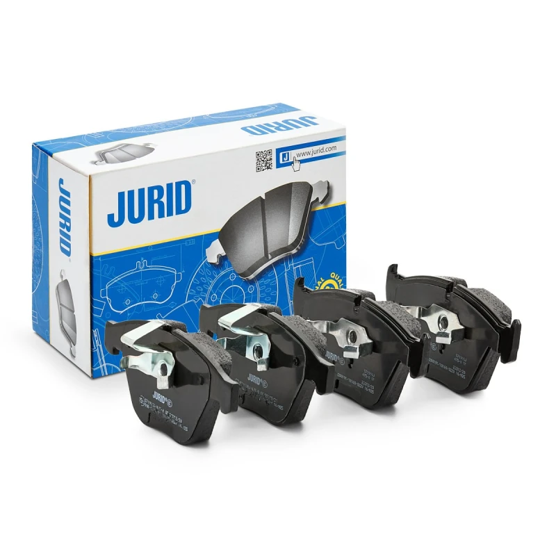 Image of JURID 571990J Brake pad set prepared for wear warning indicator Brake Pad Set,disc brake (402)