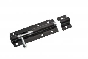 Image of Wickes Tower Bolt - Black 100mm