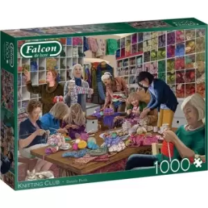 Image of Jumbo Falcon De Luxe Knitting Club 1000 Piece Jigsaw Puzzle