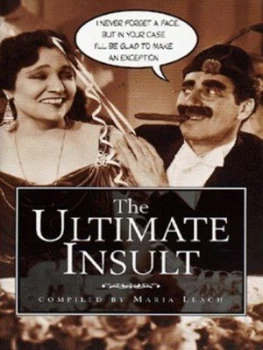 Image of The Ultimate Insult by Maria Leach Hardback