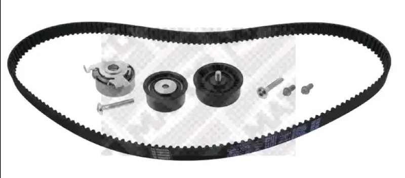 Image of MAPCO 23739/D Timing belt kit Number of Teeth 1: 162, with screw, with fastening/mounting material Timing Belt Kit (307)