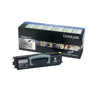 image of Lexmark X340H11G Black Laser Toner Ink Cartridge