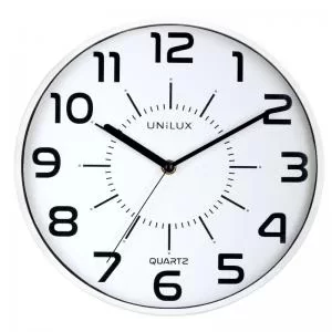 Image of Unilux Pop Battery Clock White 400094282 JD02261