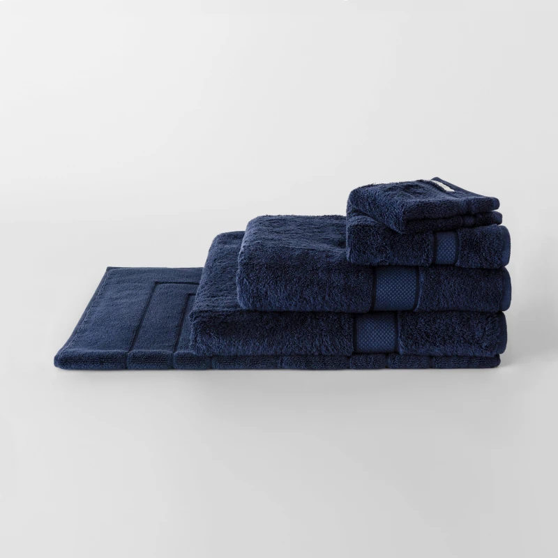 Image of Sheridan Luxury Egyptian Towels Royal Navy unisex Bath Towel