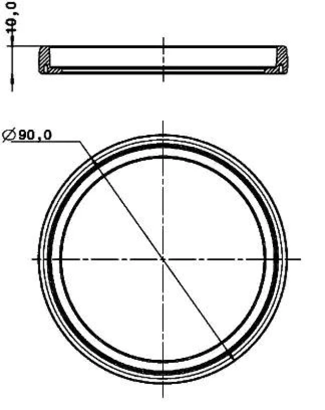 Image of HELLA Gasket / Seal HELLA 9GD 980 696-001