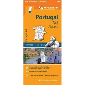 Image of Portugal Sud - Algrave - Michelin Regional Map 593 Map 2013 Sheet map
