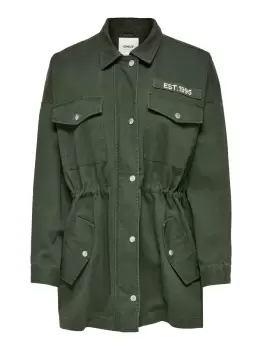 Image of ONLY Cargo Jacket Women Green