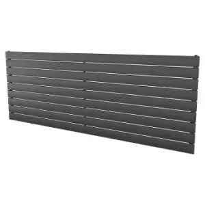 Image of Thames Horizontal Designer Radiator 670x1800 Anthracite