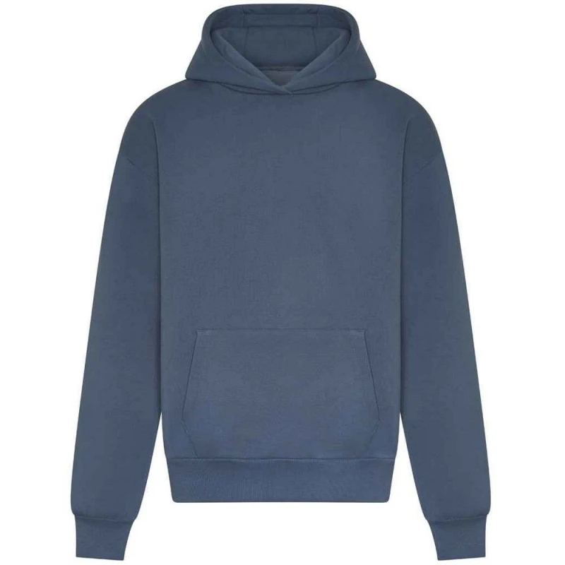 Image of AWDis Mens Signature Heavyweight Hoodie in Blue Size: Large Blue Male L
