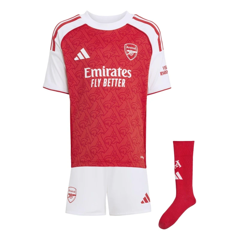 Image of adidas Arsenal Home Mini Kit 2025 2026 Infants Red/White male 2-3 Years