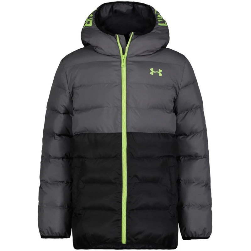 Image of Under Armour Pronto Puffer Jacket Infants - Grey Grey 2 - 3 Years