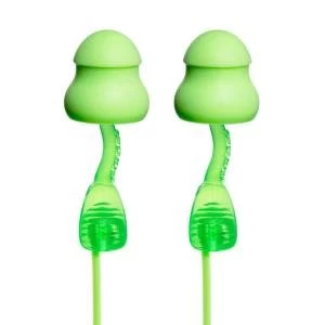 image of Moldex 6441 Twisters Corded Earplugs Foam Pod Green Ref M6441 Pack of