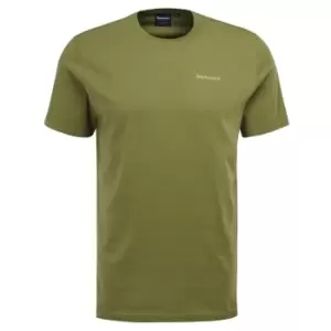 image of Barbour Mens Kentrigg Tee Burnt Olive Large