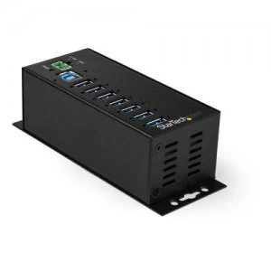 image of 7 Port Ind USB3.0 Hub with Power Adapter