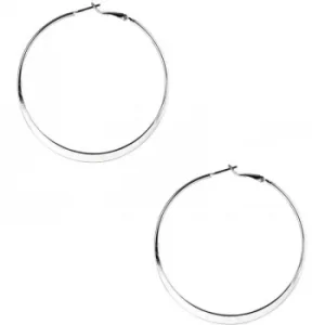 image of Lg Flat Hoop Pierced Ears Earrings