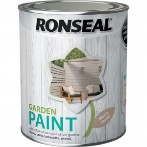 Image of Ronseal General Purpose Garden Paint Warm Stone 750ml