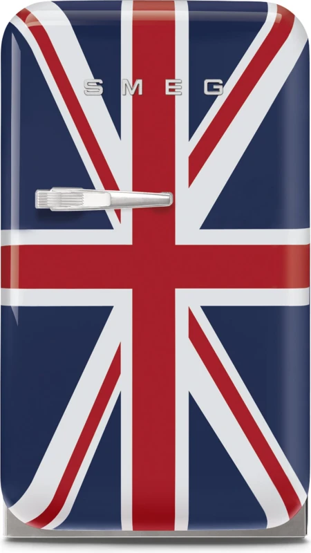 Image of Smeg Right Hand Hinge Mini Bar FAB5RDUJ5 72cm Fridge - Union Jack - D Rated, Union Jack