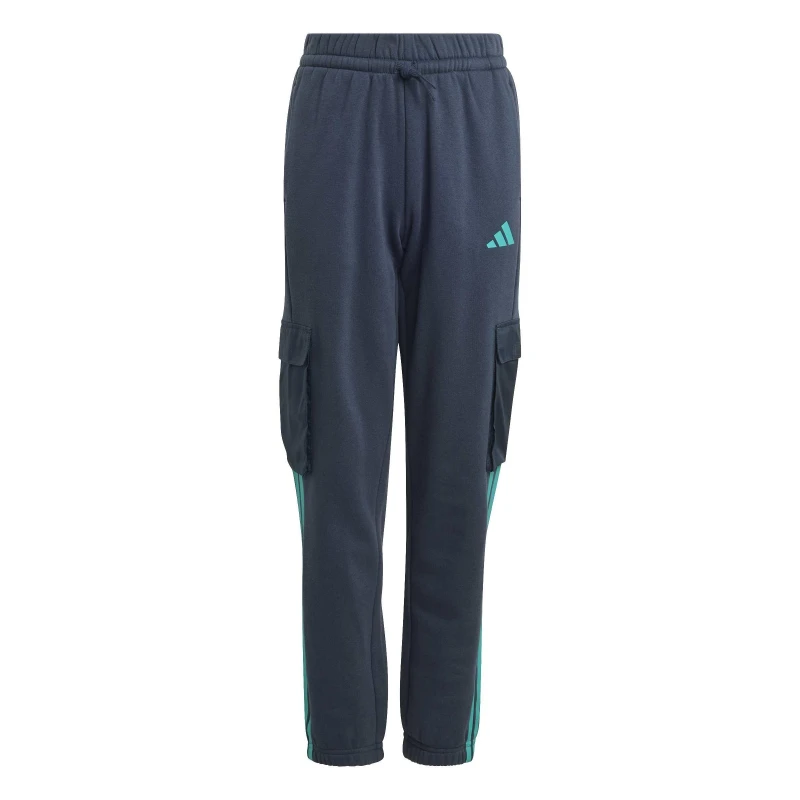 Image of adidas Utility Fleece Cargo Joggers Juniors Ink Blue male 7-8 Years
