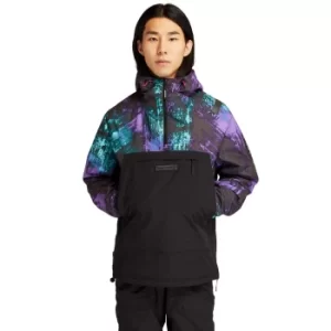 Image of Timberland Northern Lights Rain Jacket For Men With Aurora Print Black, Size L