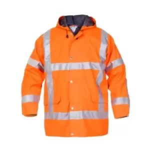 image of Uitdam SNS High Visibility Waterproof Jacket Orange - Size L