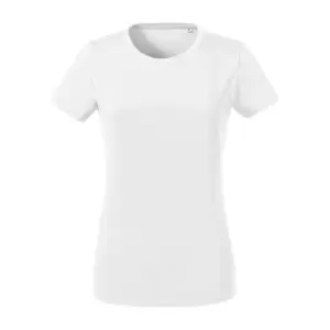Image of Russell Womens/Ladies Heavyweight Short-Sleeved T-Shirt (L) (White)