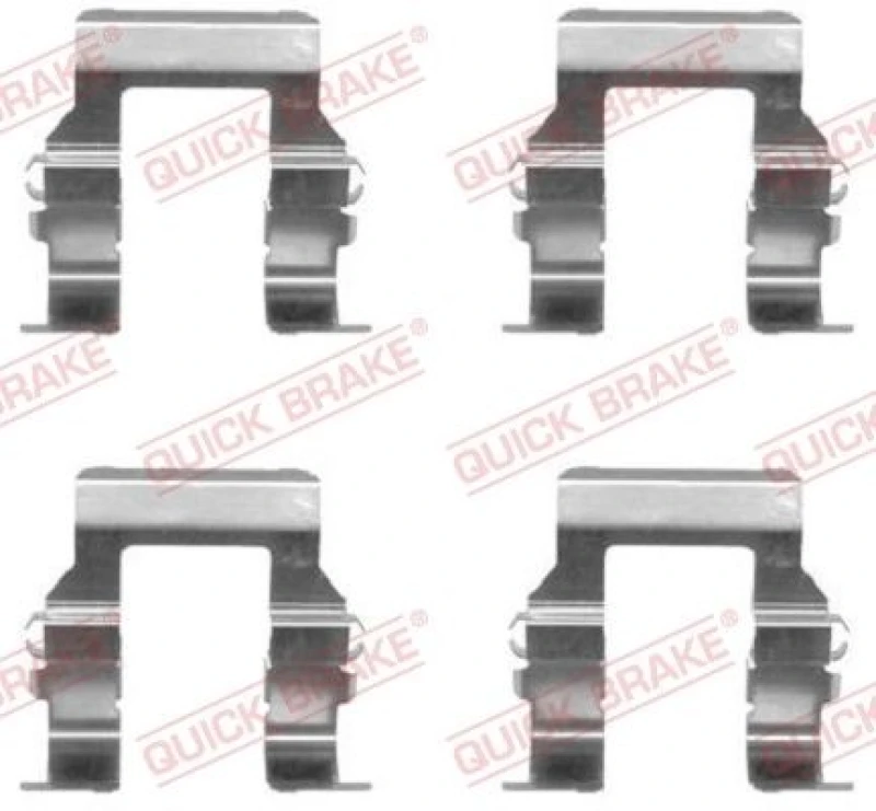 Image of QUICK BRAKE Brake pad fitting kit QUICK BRAKE 109-1279