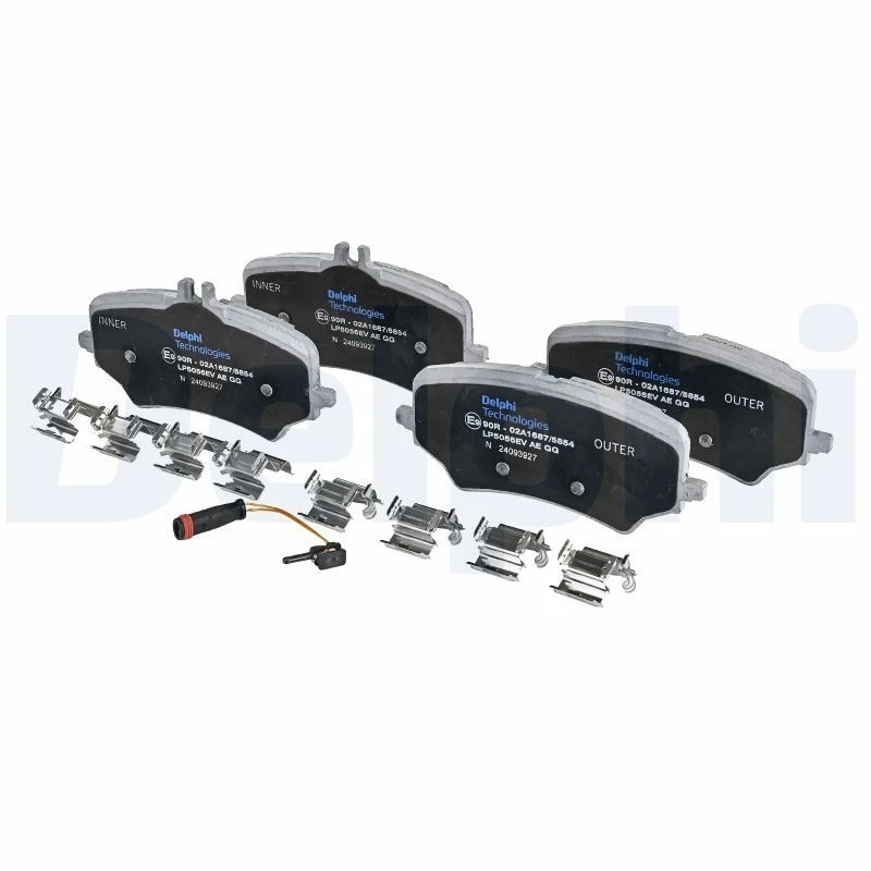 Image of DELPHI Brake pad set DELPHI LP5056EV