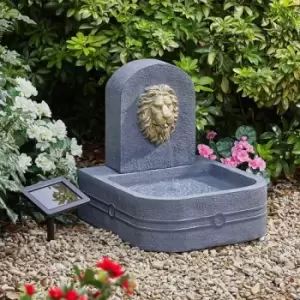Image of Smart Solar Lions Head Water Feature