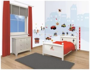 image of Walltastic Fireman Sam Room Decor Kit