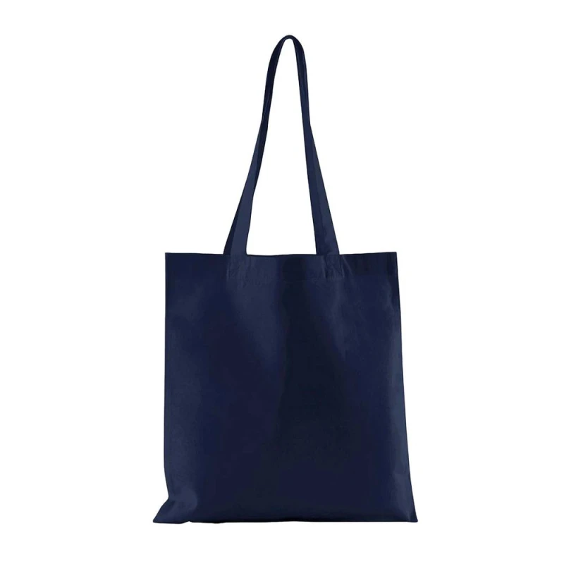Image of Westford Mill Womens Bag For Life Cotton Tote Bag in Navy Navy Female One Size