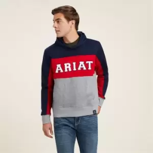 image of Ariat Rabere Team Hoodie Mens - Blue