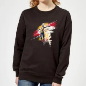Image of Ant-Man And The Wasp Brushed Womens Sweatshirt - Black