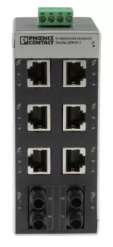 image of Phoenix Contact 2891411 Switch, Ethernet, 8 Ports, 24V