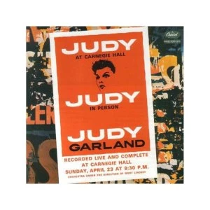 image of Judy Garland - Judy At Carnegie Hall CD