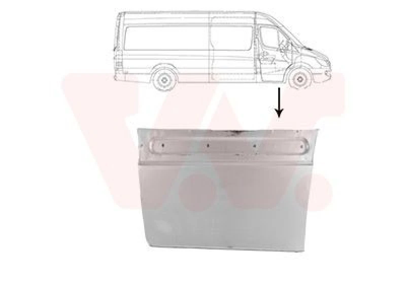 Image of VAN WEZEL Side panel VAN WEZEL 5862172