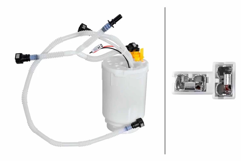 Image of HELLA Swirlpot, fuel pump HELLA 8TF 358 312-521