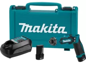 image of Makita DF012DSE 7.2v Pencil Drill Driver