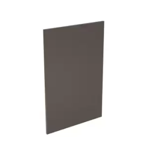 Image of KitchenKIT Base 65cm J-Pull End Panel - Gloss Graphite