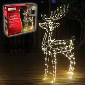 image of Christmas Workshop 115cm 250 LED Light Up Reindeer - Warm White