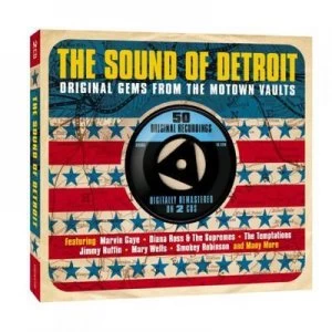 Image of The Sound of Detroit Original Gems from the Motown Vaults by Various Artists CD Album