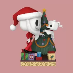 image of Nightmare Before Christmas Jack & Zero Christmas Tree Funko Pop! Vinyl Figure