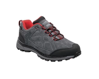 Image of Regatta Grey Samaris Suede Low Walking Shoes - 6