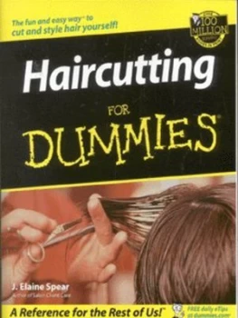 Image of Haircutting for Dummies by J. Elaine Spear Book