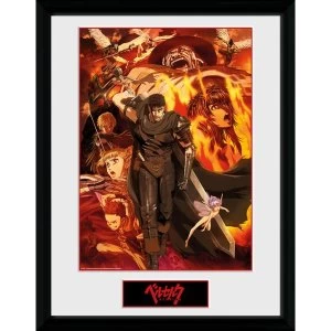 image of Berserk Collage Framed Collector Print