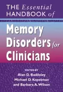 Image of essential handbook of memory disorders for clinicians