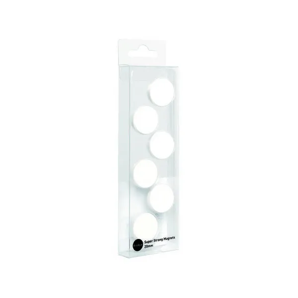 image of Bi-Office Antimicrobial Super Strong Magnets Pack of 10 BIM141609