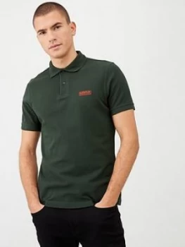 Image of Barbour International Essential Logo Polo Shirt - Green