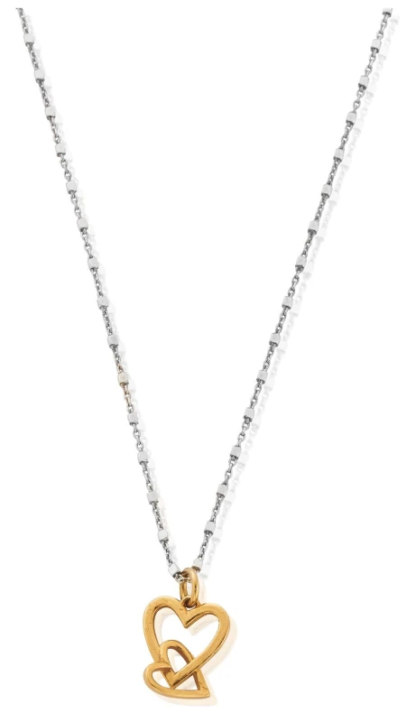 Image of ChloBo GMNDC1069 Mixed Metal Delicate Cube Chain Jewellery